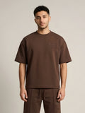 NINE1 Frame Oversized Tee in Chocolate (N1T18)